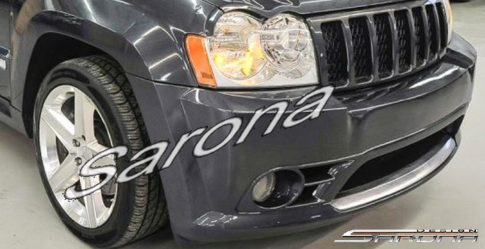 Custom Jeep Grand Cherokee Front Bumper  SUV/SAV/Crossover (2005 - 2007) - $550.00 (Part #JP-002-FB)